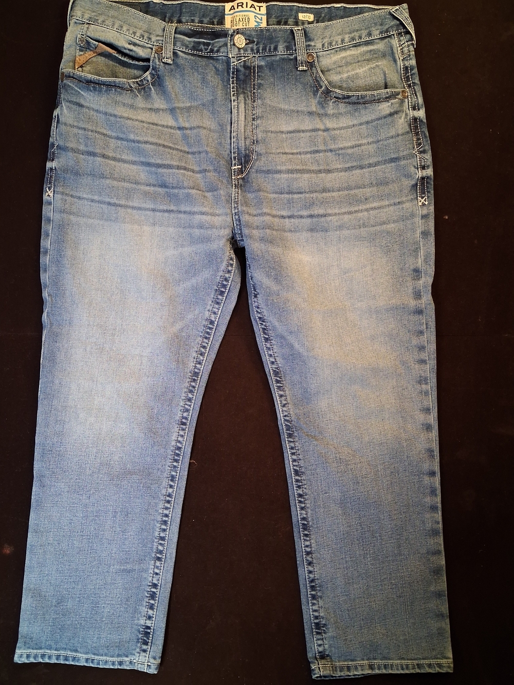 Ariat Men's Light Wash Relaxed Jeans